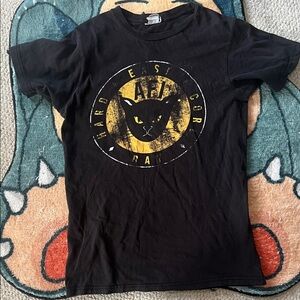 AFI EAST BAY HARDCORE BLACK Cat graphic TEE